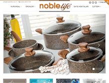 Tablet Screenshot of noblelife.com.tr